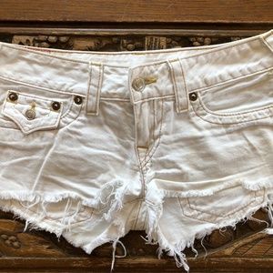 True Religion Joey Cut-off Shorts